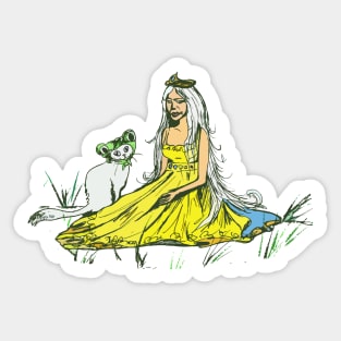 Princess and the Frog...Cat Sticker